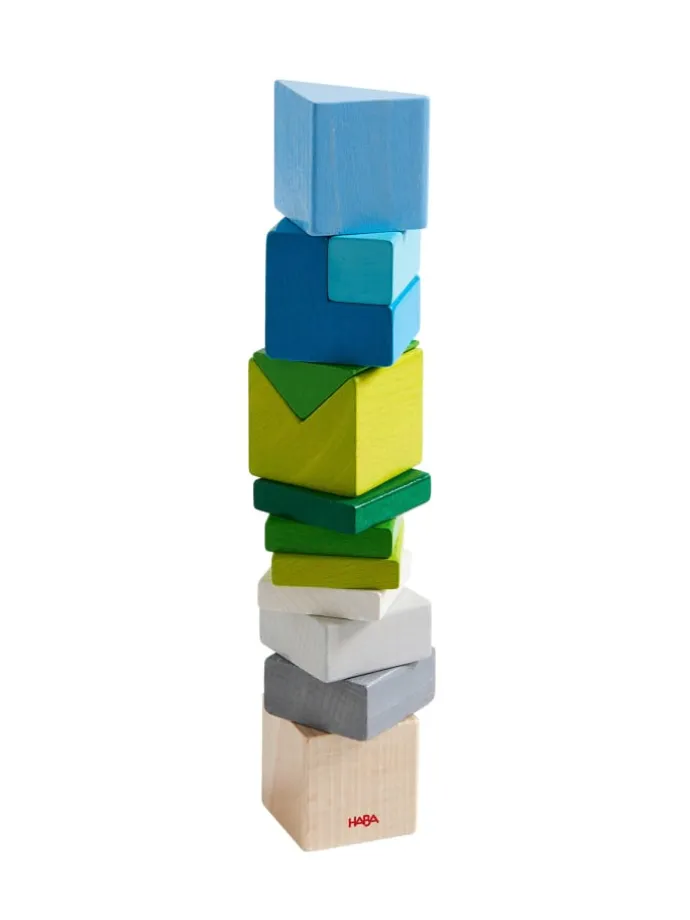 Spielbausteine 3D-Legespiel Würfelmix in mehrfarbig