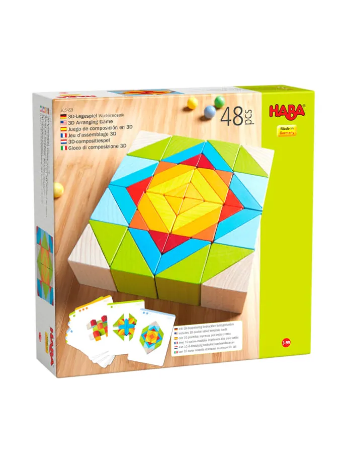 Spielbausteine Kreativbausteine Würfelmosaik in mehrfarbig