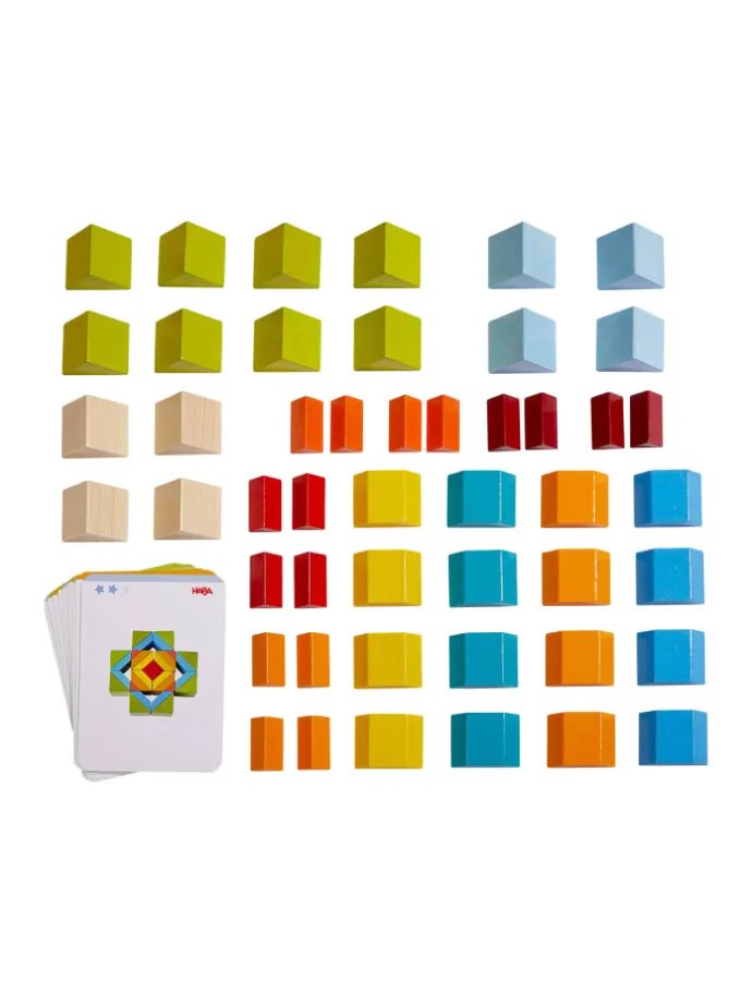 Spielbausteine Kreativbausteine Würfelmosaik in mehrfarbig