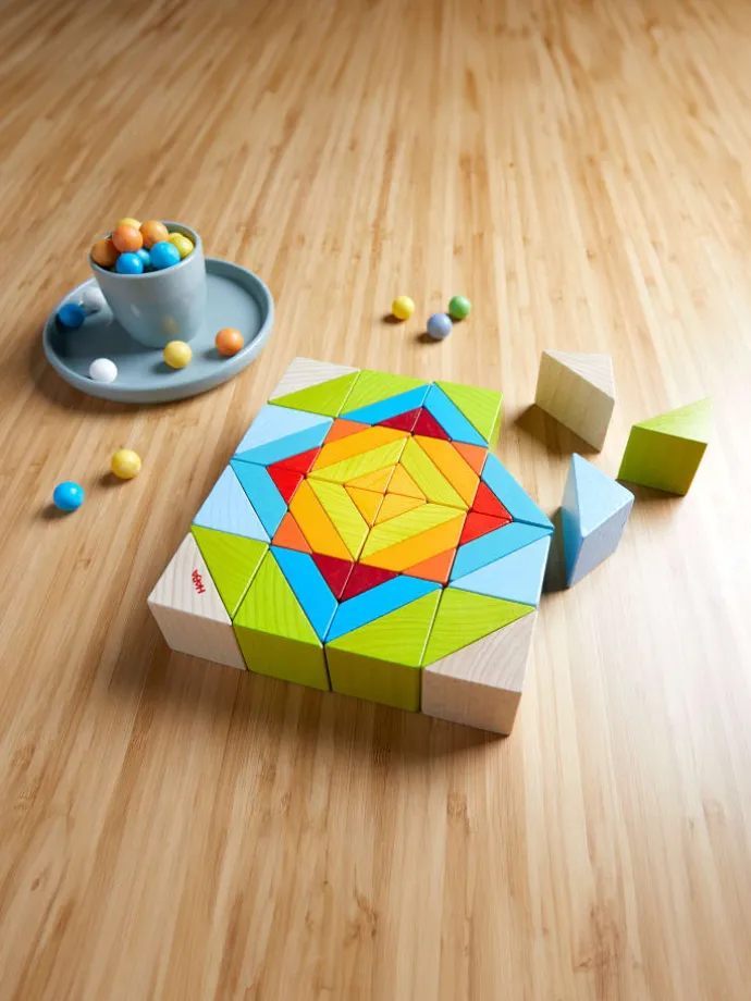 Spielbausteine Kreativbausteine Würfelmosaik in mehrfarbig