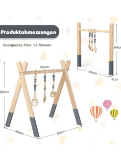 Spielbogen in Grau