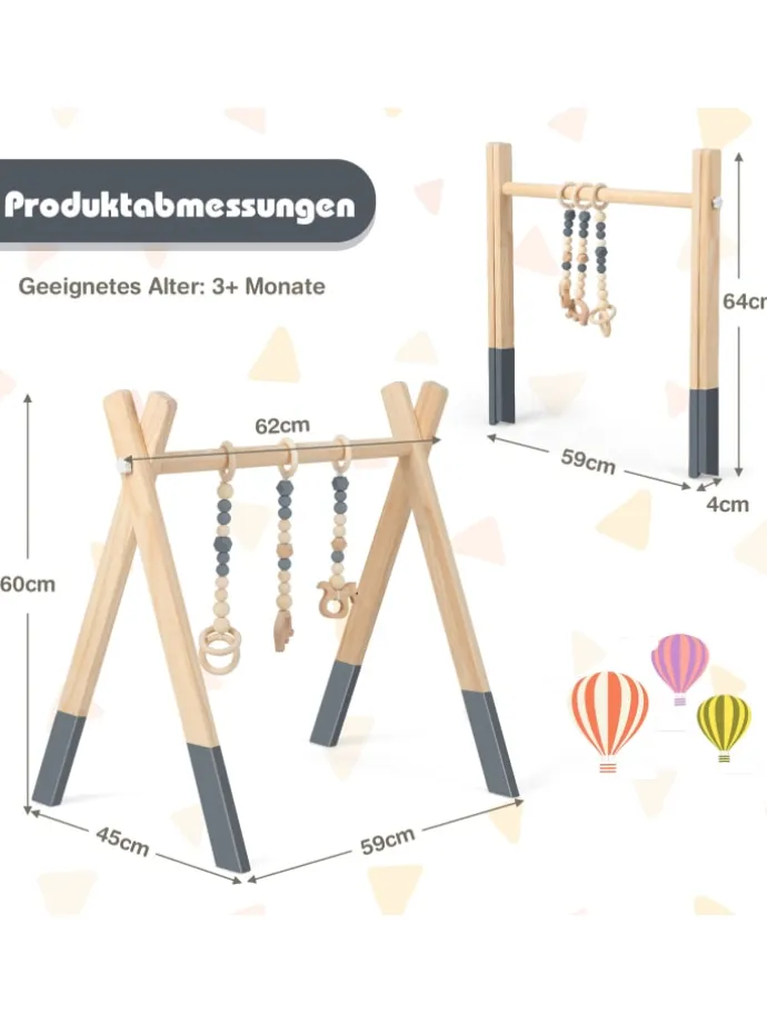 Spielbogen in Grau