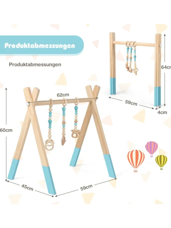 Spielbogen in Grün