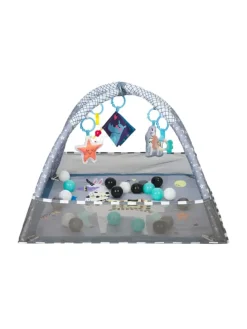 Spielbogen Krabbeldecke 2 in 1 in grau