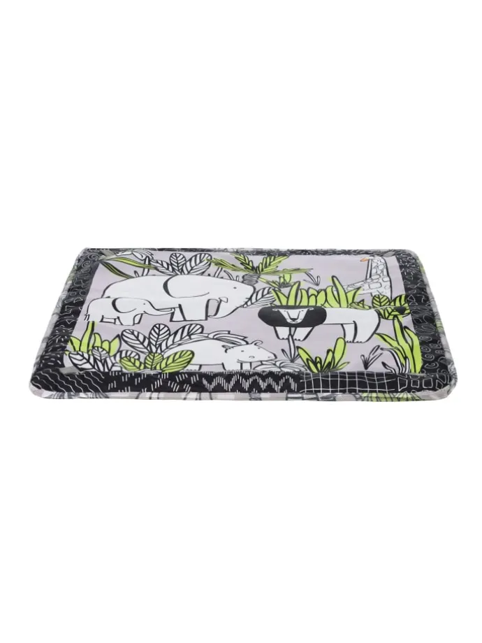 Spielbogen Krabbeldecke 2 in 1 in grau