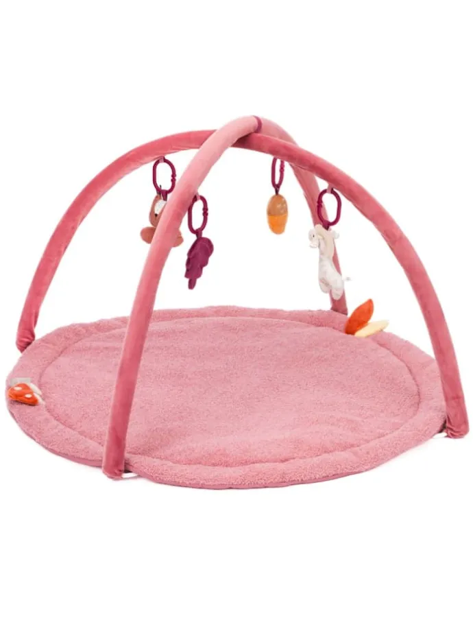Spielbogen Tierfreunde mit 4 abnehmbaren in rosa