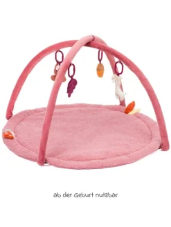 Spielbogen Tierfreunde mit 4 abnehmbaren in rosa