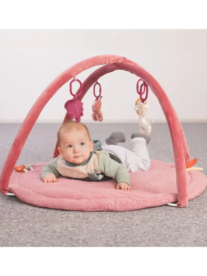 Spielbogen Tierfreunde mit 4 abnehmbaren in rosa
