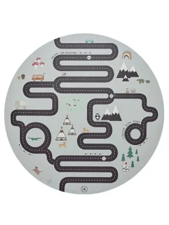 Spieldecke "Adventure" in Grau -  Ø 112 cm
