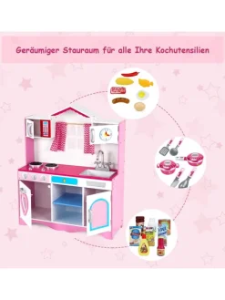 Spielküche ab 3 Jahren in Rosa