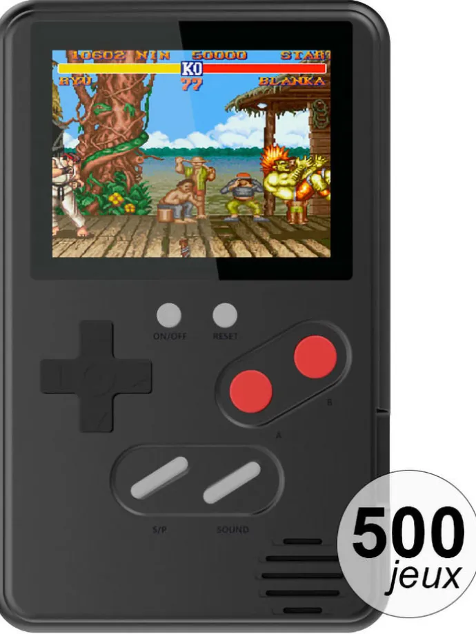 Spielkonsole "Slim" in Schwarz - ab 8 Jahren