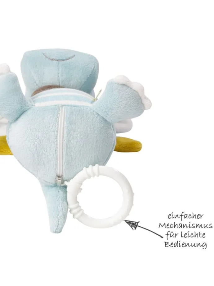Spieluhr Drache 17 cm - Little Castle in blau