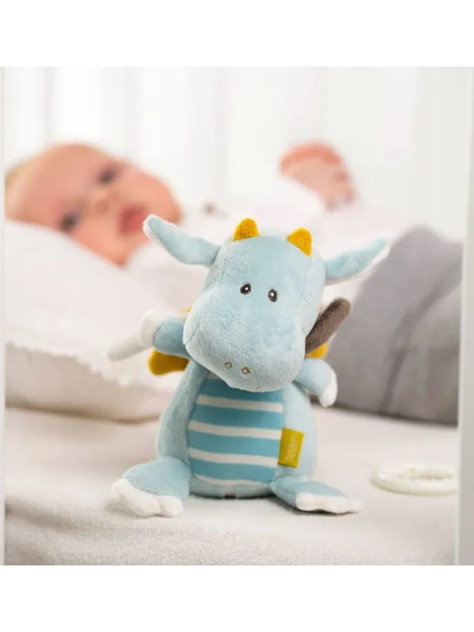 Spieluhr Drache 17 cm - Little Castle in blau