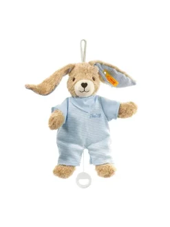 Spieluhr "Hoppel Hase" in Hellblau - ab 3 Jahren