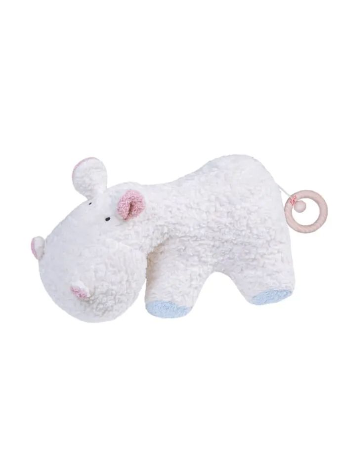 Spieluhr Nilpferd, Made in Germany, Größe: ca. 16x29 cm, Melodie Schlaf Kindchen
