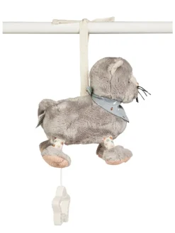 Spieluhr S KATZE Lilly in grau