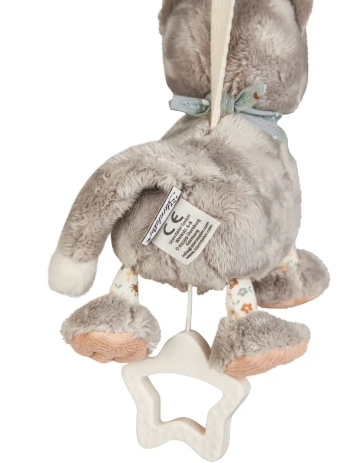 Spieluhr S KATZE Lilly in grau