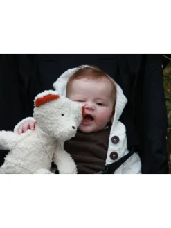 Spieluhr Teddy, GOTS, Made in Germany, Größe: ca. 34 cm, Melodie LaLeLu