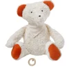 Spieluhr Teddy, GOTS, Made in Germany, Größe ca34 cm, Melodie Mozarts Wiegenlied