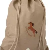 Sportbeutel in Beige - (B)32 x (H)42 cm