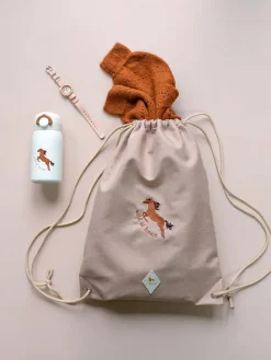 Sportbeutel in Beige - (B)32 x (H)42 cm