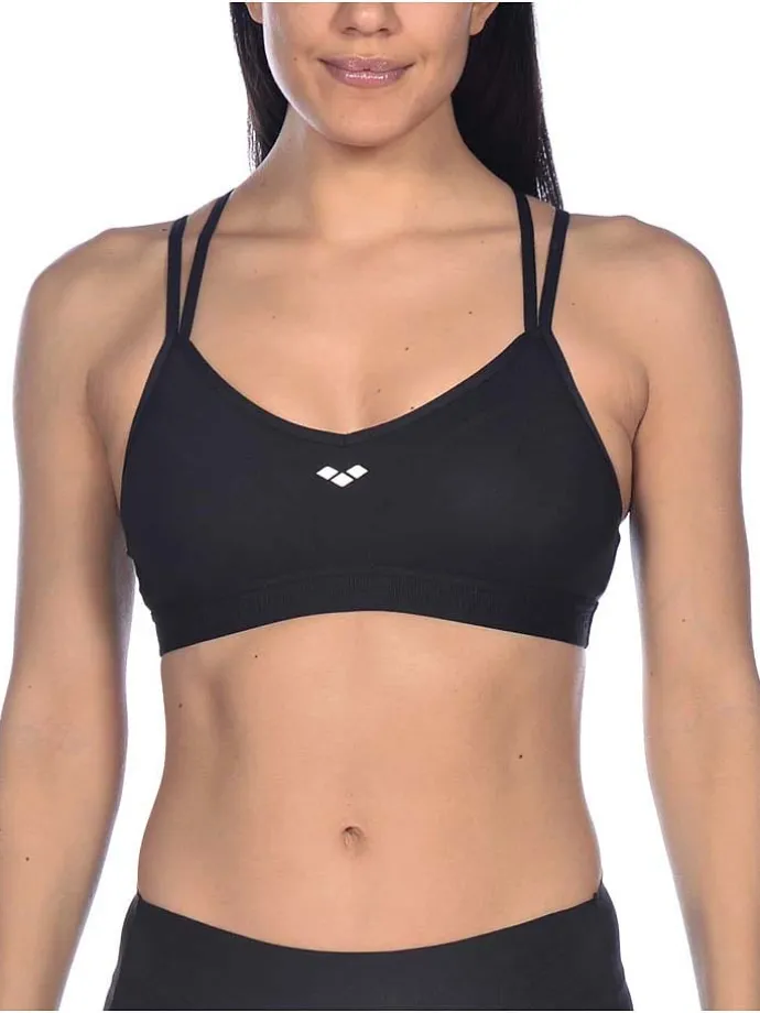 Sport-BH "Daphne" in Schwarz - Low