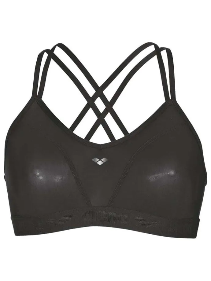 Sport-BH "Daphne" in Schwarz - Low
