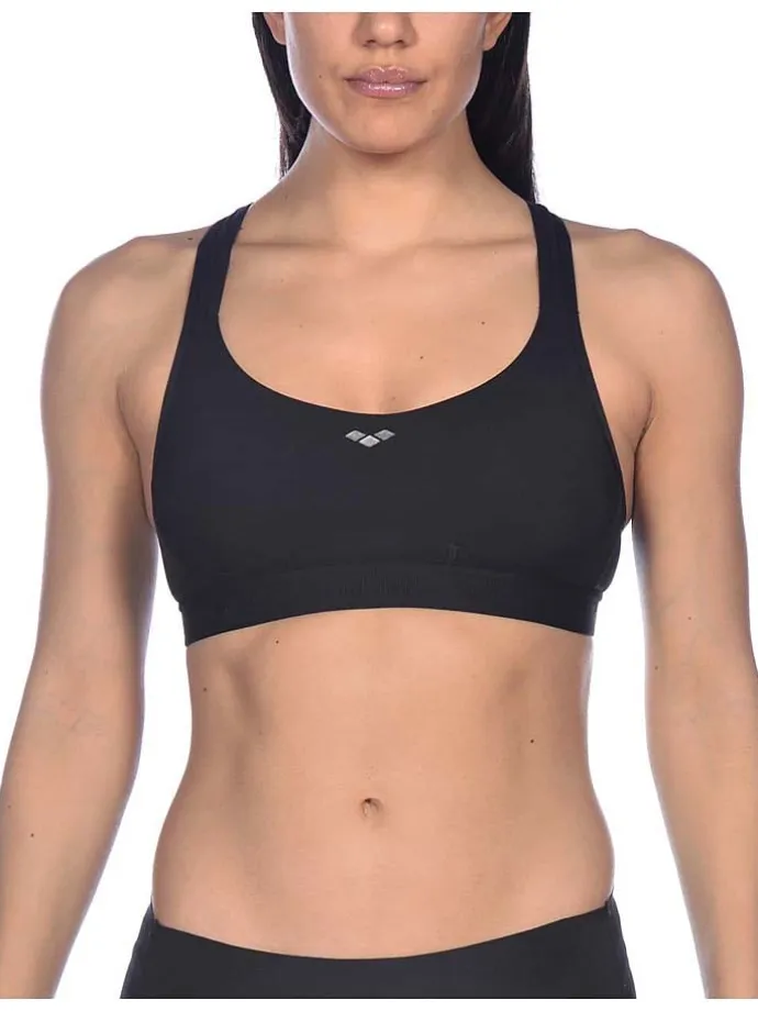 Sport-BH "Elettra" in Schwarz - Medium