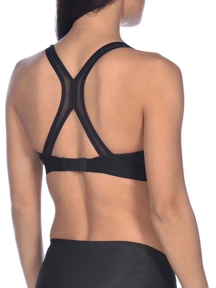 Sport-BH "Elettra" in Schwarz - Medium