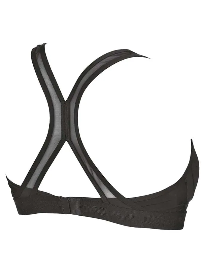 Sport-BH "Elettra" in Schwarz - Medium