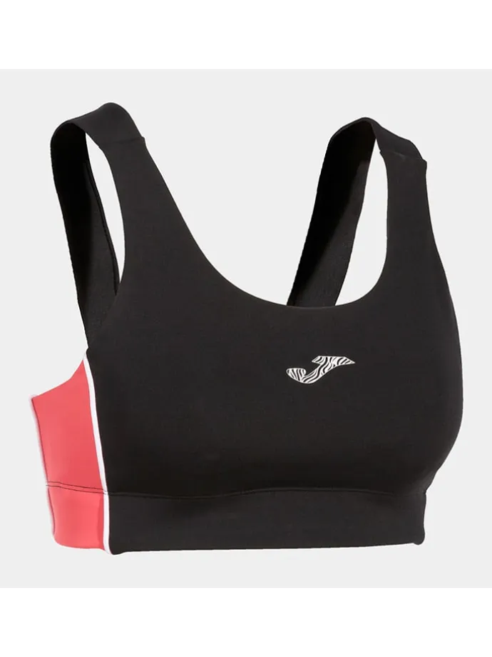 Sport-BH in Schwarz/ Pink