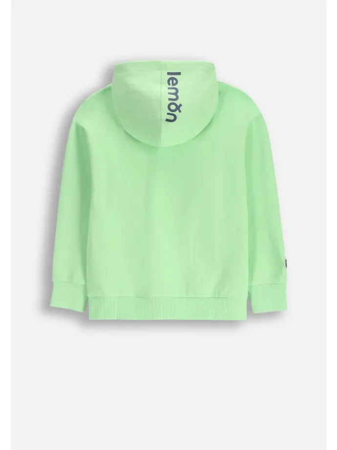 Sport-Sweatshirt in limonengrün