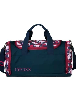 Sporttasche "Champ" in Dunkelblau/ Bordeaux - (L)41 x (B)22 x (H)20 cm
