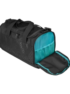 Sporttasche "Champ" in Schwarz - (L)41 x (B)22 x (H)20 cm