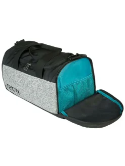 Sporttasche "Champ" in Schwarz/ Grau - (B)41,5 x (H)22,5 x (T)20 cm