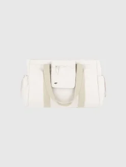Sporttasche in Creme - (B)34 x (H)45 x (T)12 cm