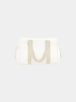 Sporttasche in Creme - (B)34 x (H)45 x (T)12 cm