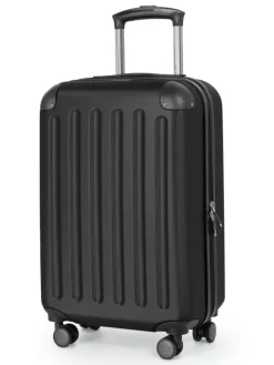 Spree - Handgepäck Koffer Trolley, 55 x 35 x 20 cm, 33 Liter in Schwarz