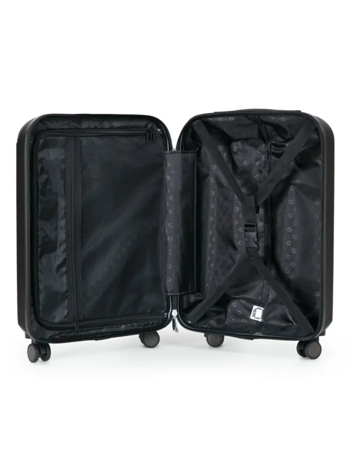 Spree - Handgepäck Koffer Trolley, 55 x 35 x 20 cm, 33 Liter in Schwarz