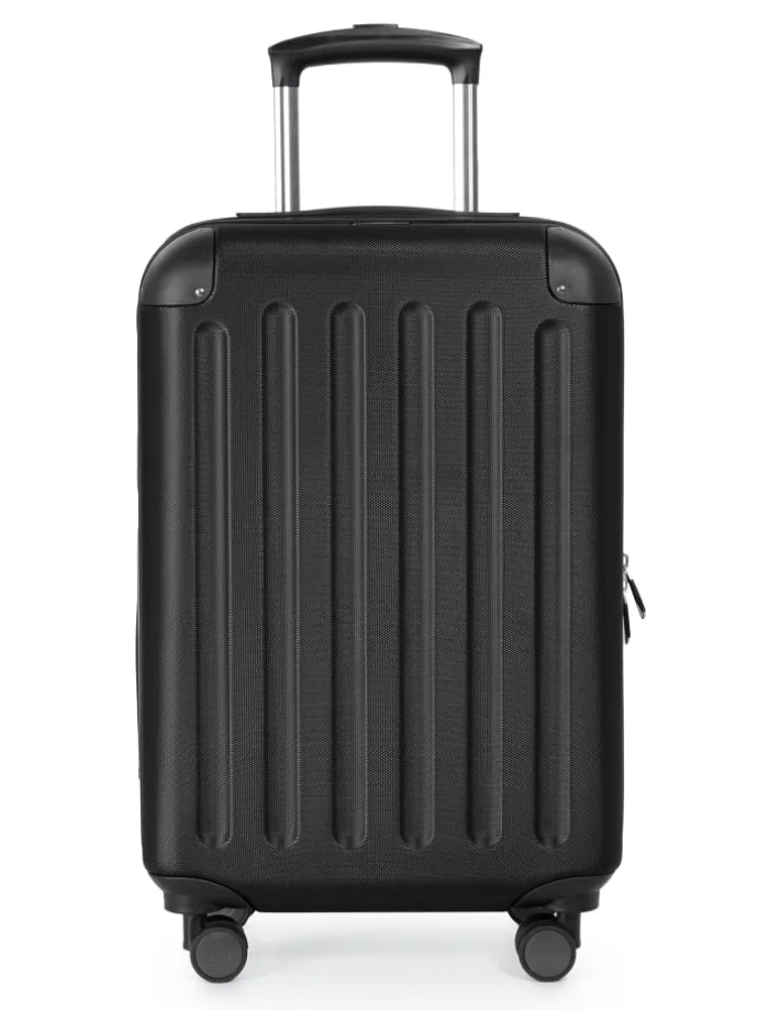 Spree - Handgepäck Koffer Trolley, 55 x 35 x 20 cm, 33 Liter in Schwarz