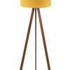 Standleuchte "Ayd" in Gelb - (H)140 cm