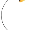 Standleuchte "Gottfried" in Schwarz/ Gold - (L)115 x (B)45 x (H)182 cm