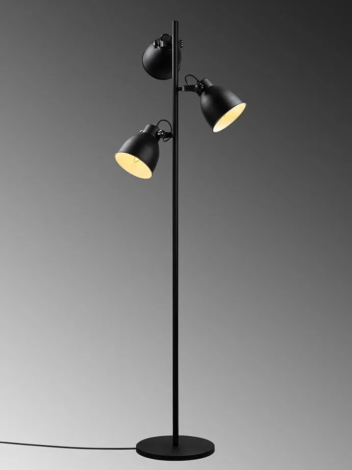 Standleuchte in Schwarz - (H)162 cm