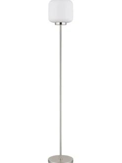 Standleuchte ''Kladora'' in Silber - (H)157 x Ø 24 cm