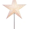 Standleuchte "Leo" in Weiß - (H)65 cm