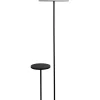 Standleuchte "Tordis" in Creme/ Schwarz - (B)50 x (H)157 cm