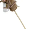 Steckenpferd mit Sound und Halfter in braun