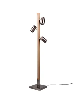 Stehleuchte MARLEY in Nickel matt