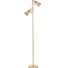 Stehleuchten MOYOLA in Beige/Gold - (W) 25 x (H) 165 x (L) 42 cm