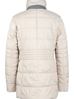 Steppjacke in Creme